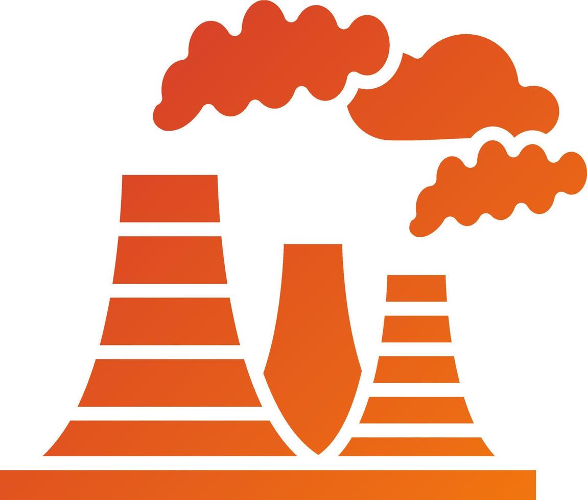 Air Pollution Icon Style vector