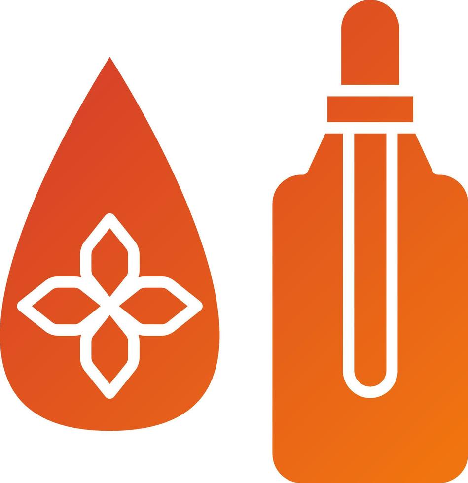 Essentail Oil Icon Style vector