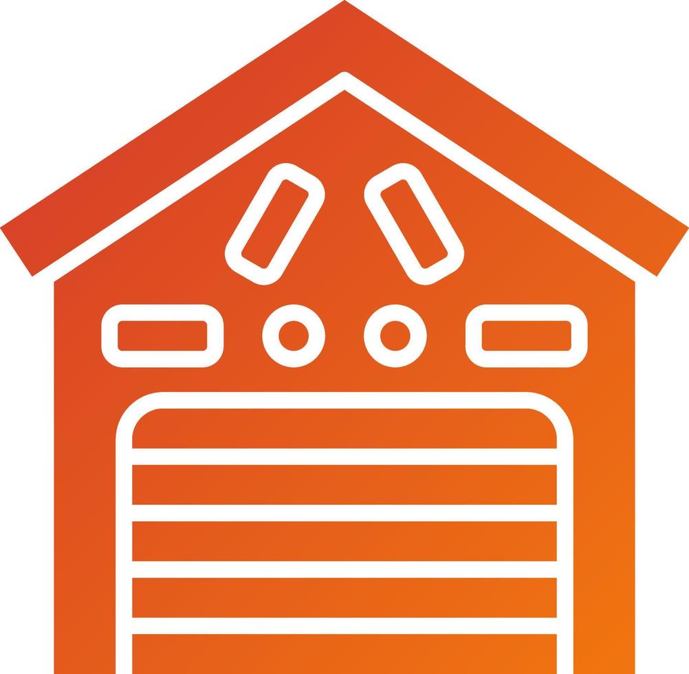 Warehouse Icon Style vector