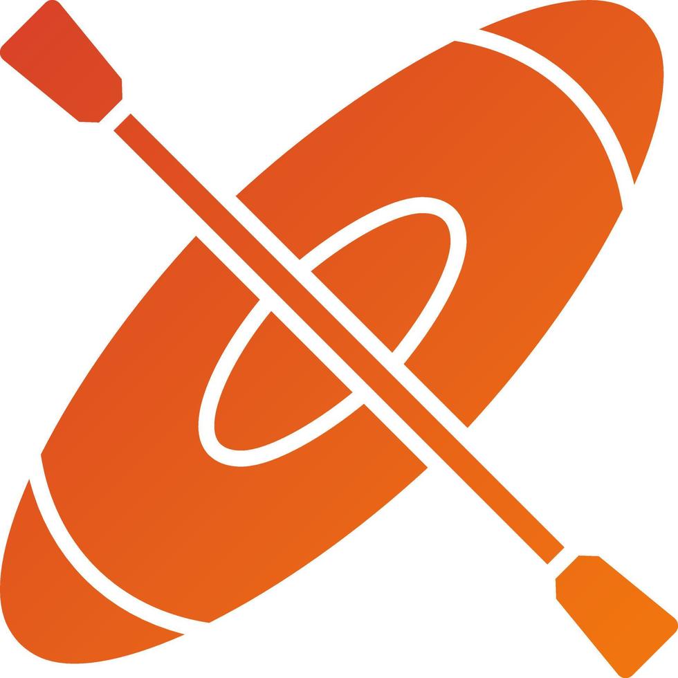 Kayak Icon Style vector