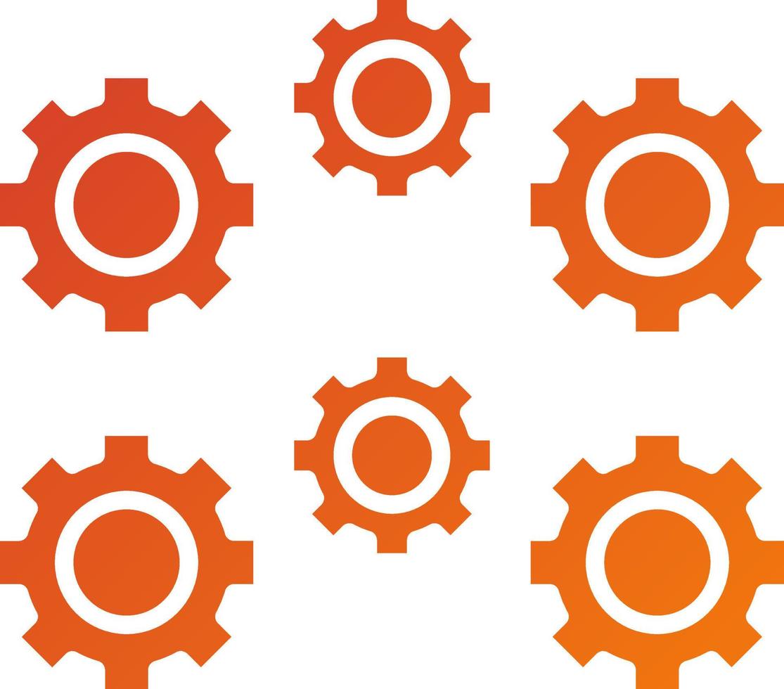 Cog Icon Style vector