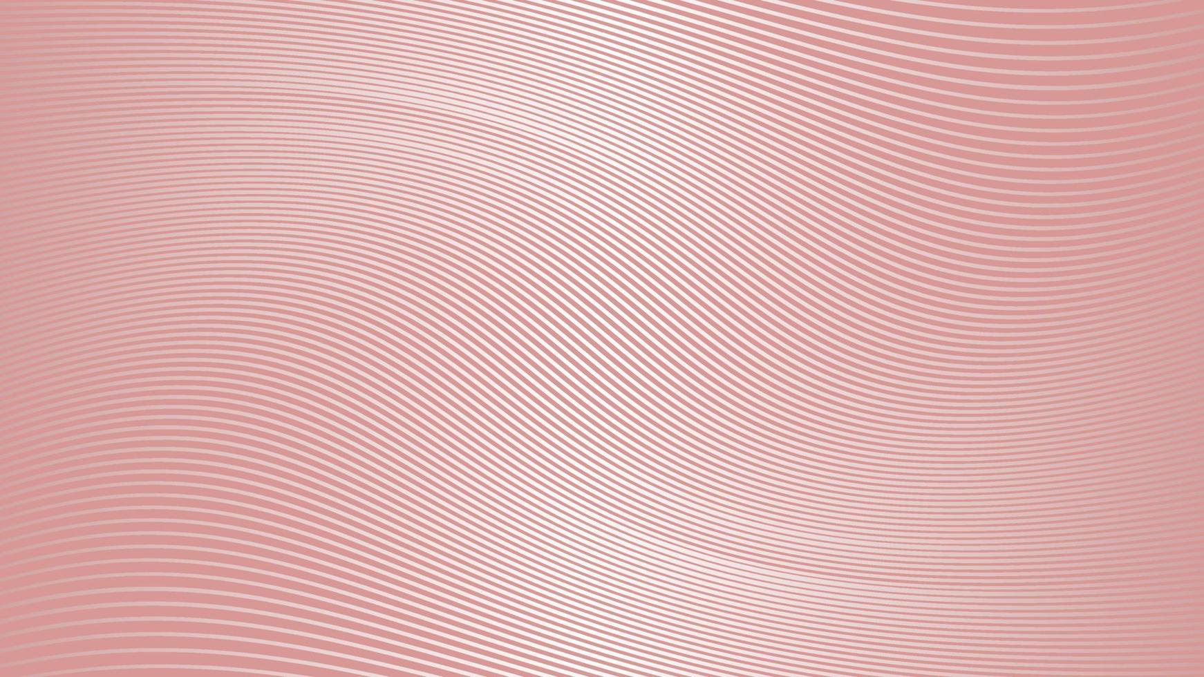 Rose Gold Background with Line Curve Design. Vector illustration. Eps10