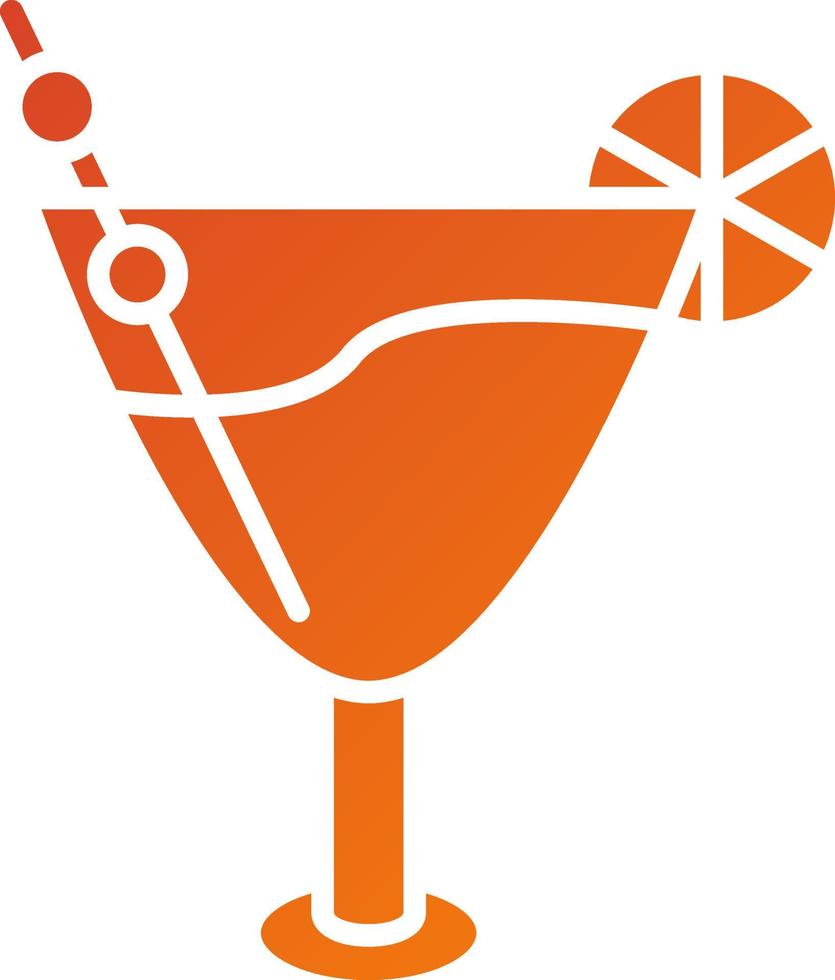 Cocktail Icon Style vector