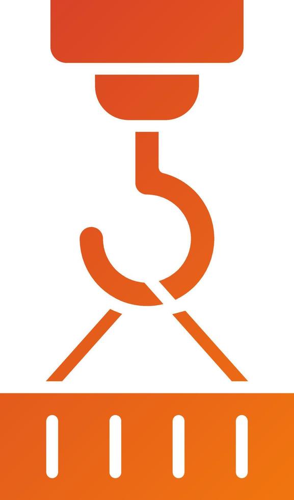 Overhead Cranebox Icon Style vector