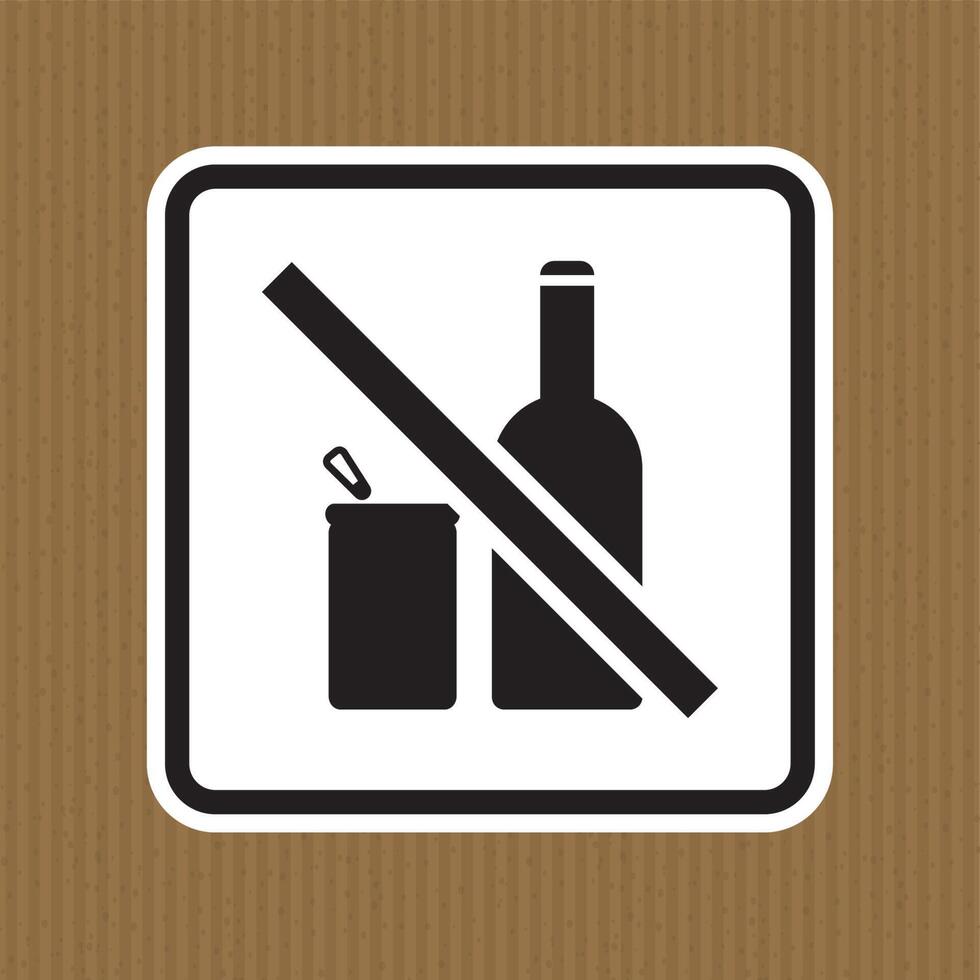 No alcohol sign, No Drinking alcohol vector