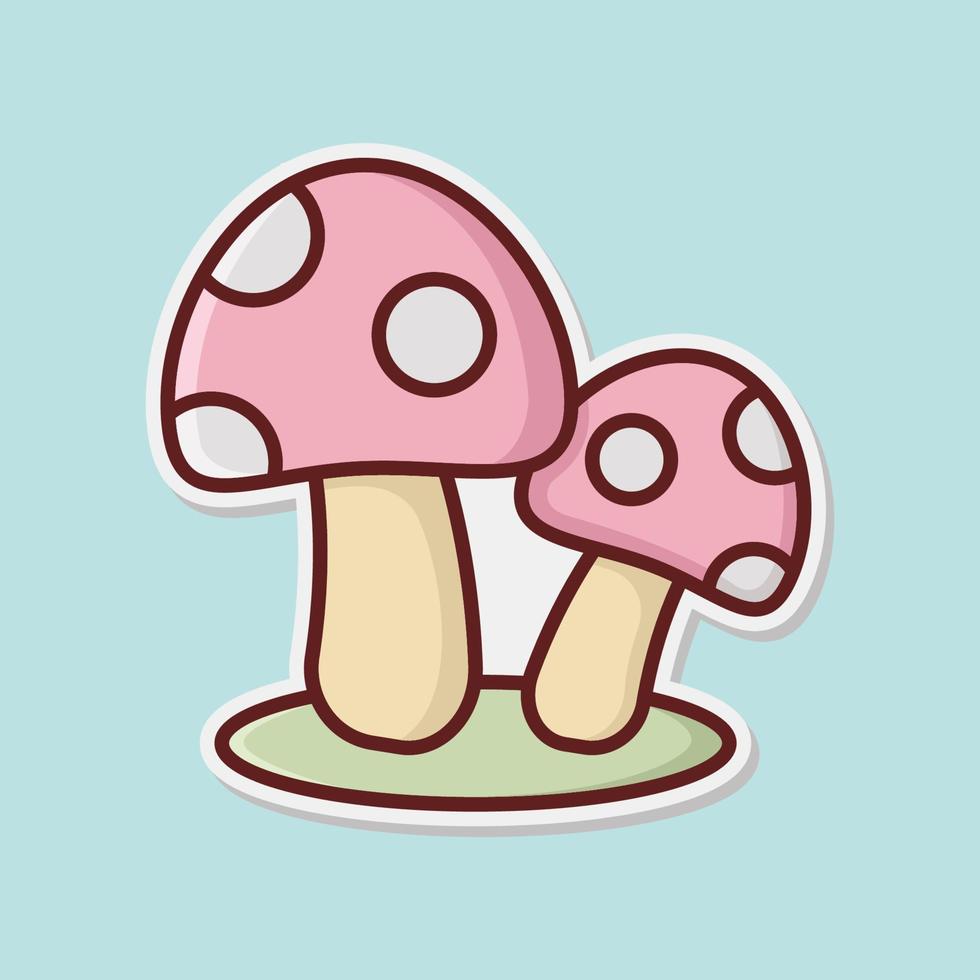 mushroom icon vector design template