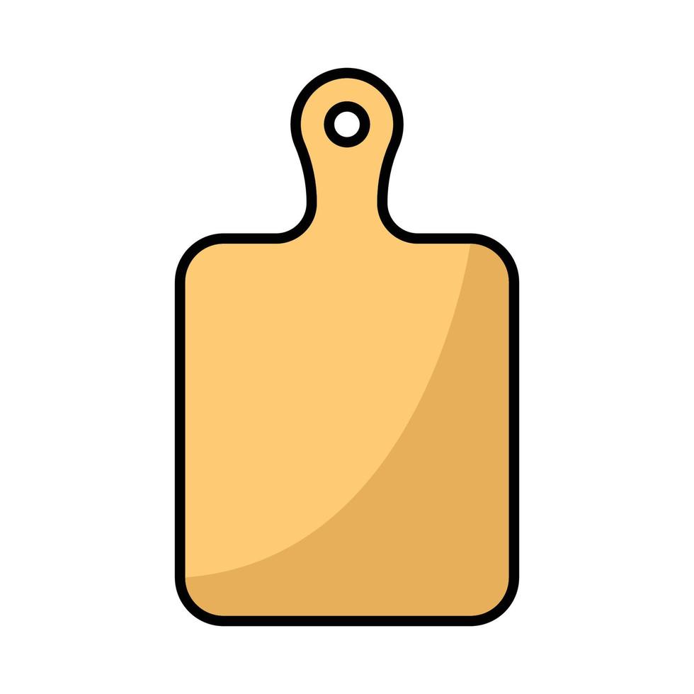 cutting board icon vector design template simple and modern