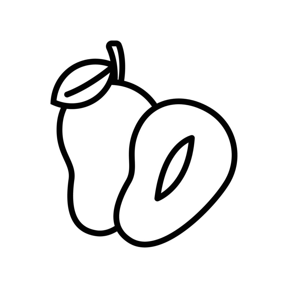 mango icon vector design template