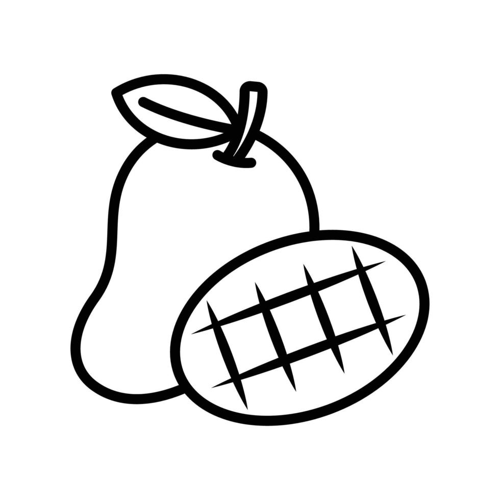 mango icon vector design template