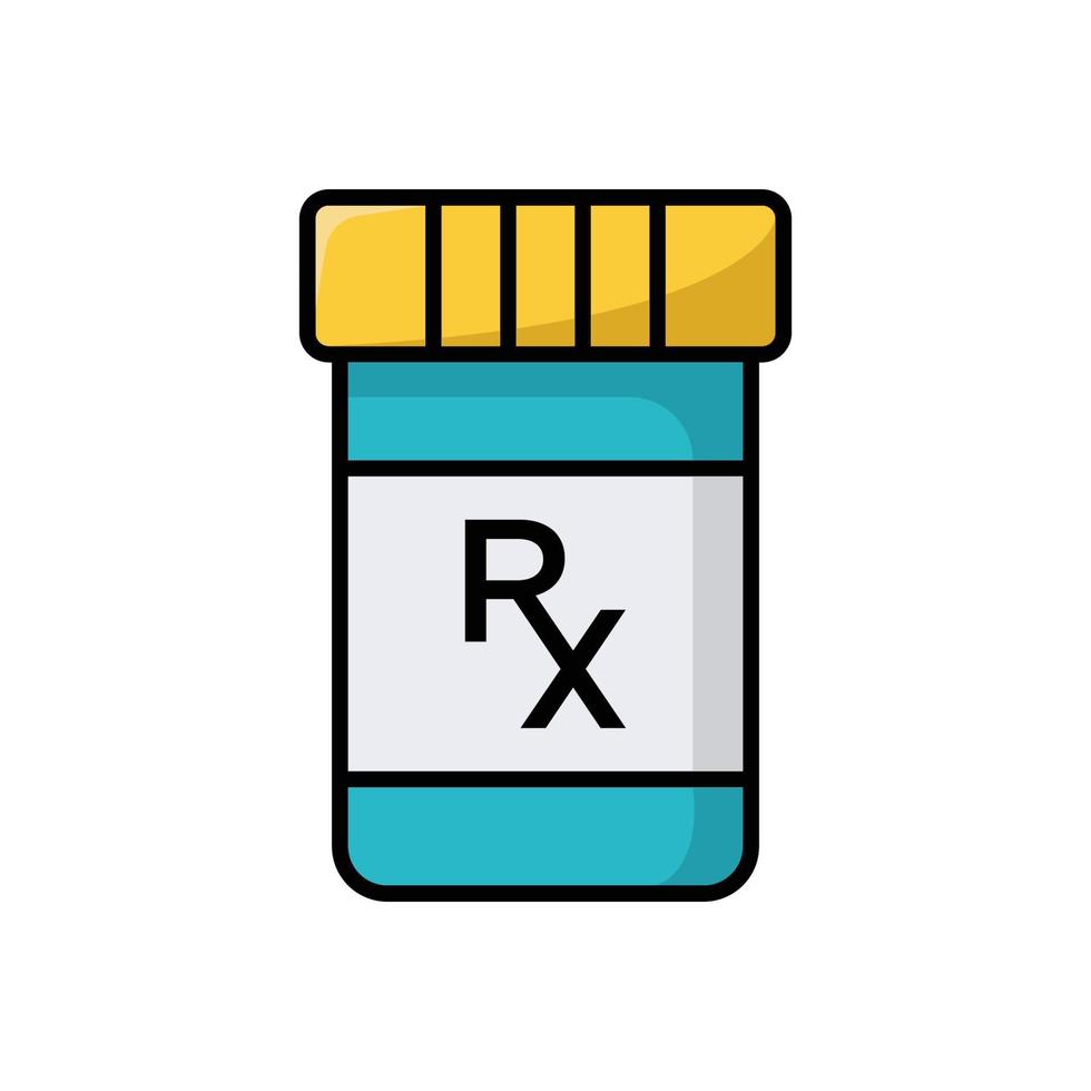 RX icon vector design template simple and modern