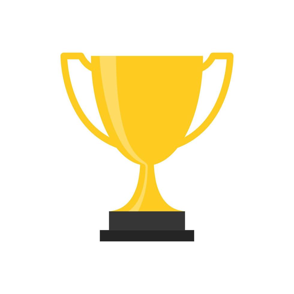 trophy icon vector design template