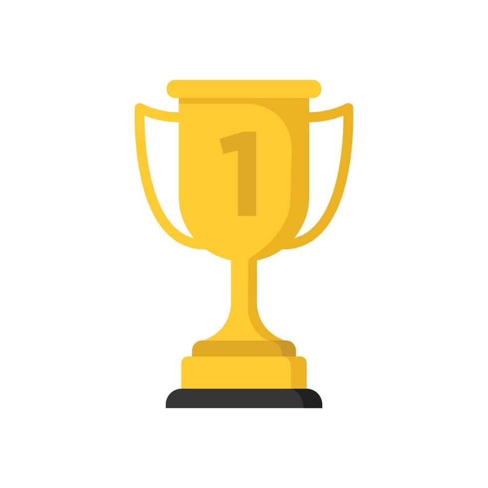 trophy icon vector design template