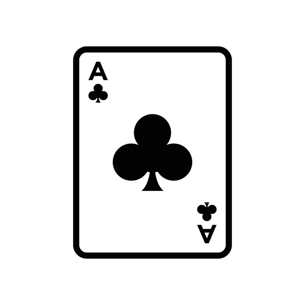 poker card icon vector design template