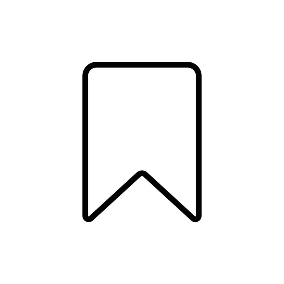 bookmark icon vector design template