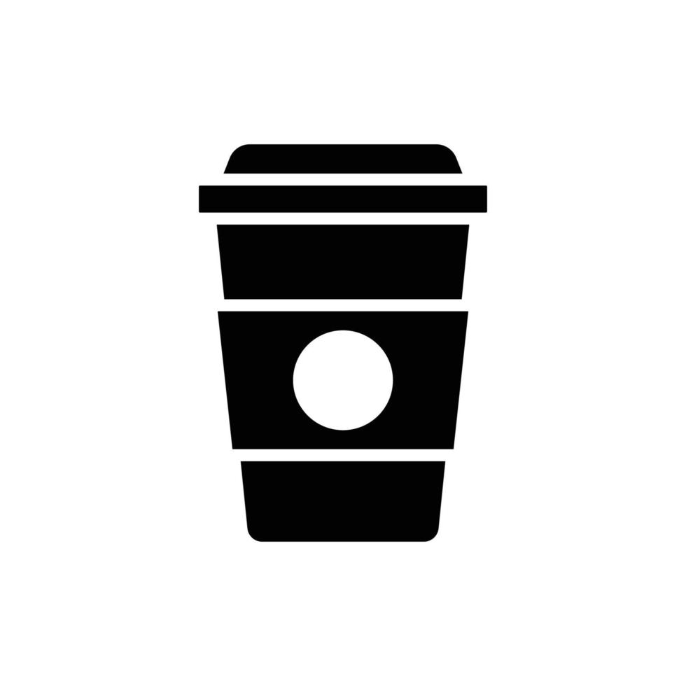 taza de café icono vector diseño modelo