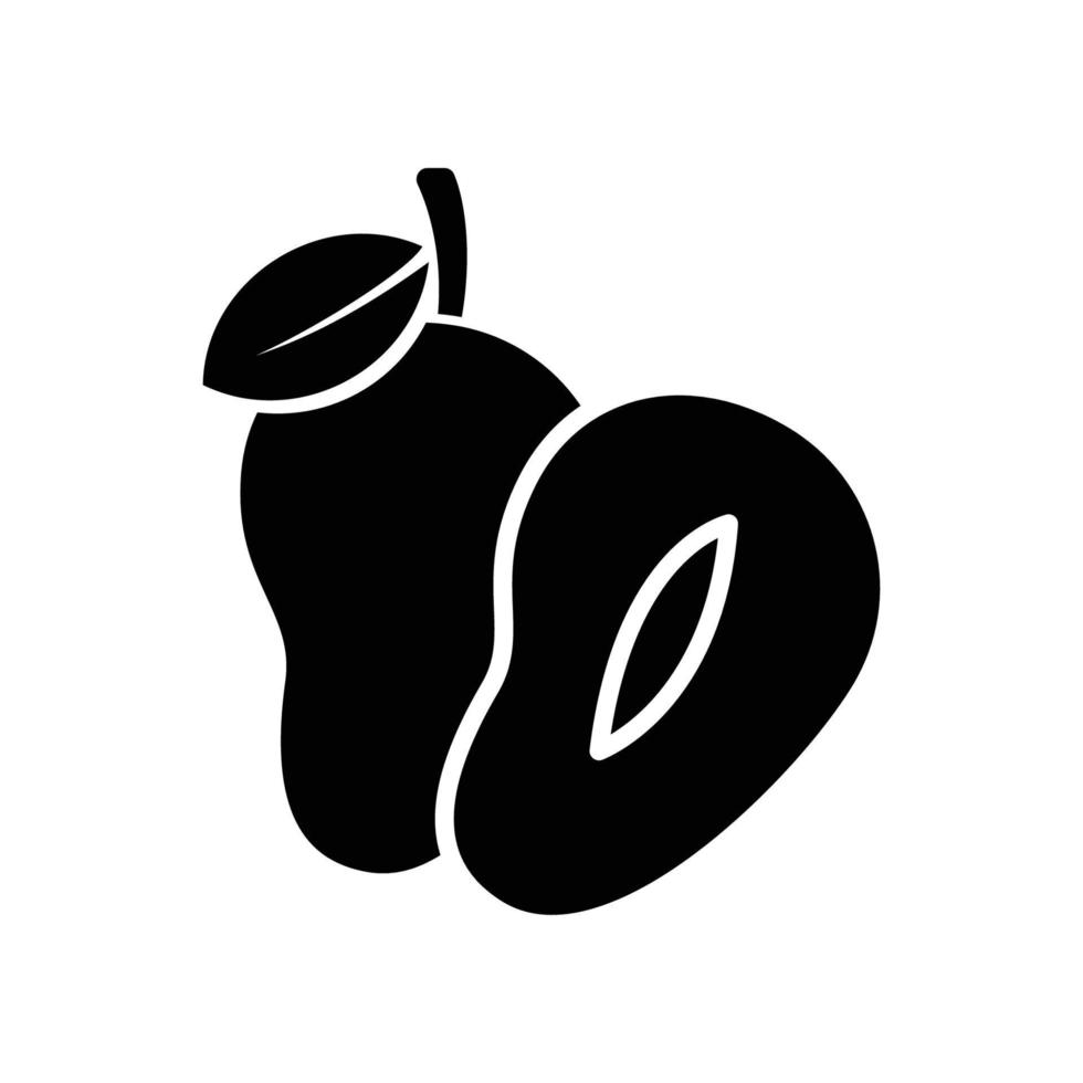 mango icon vector design template