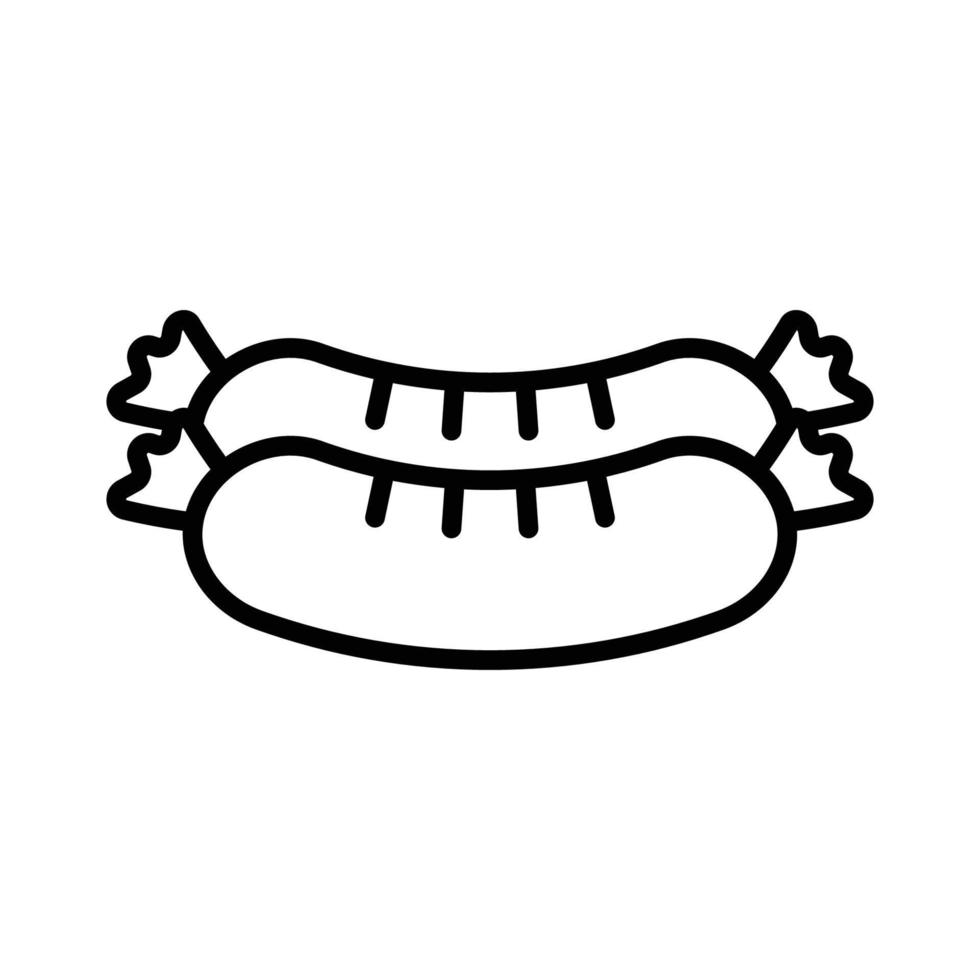 sausage icon vector design template simple and modern