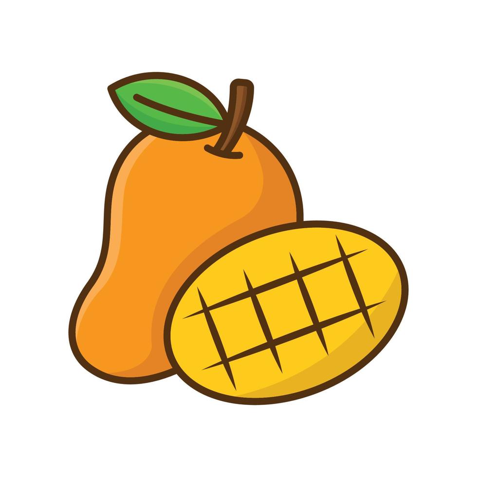 mango icon vector design template