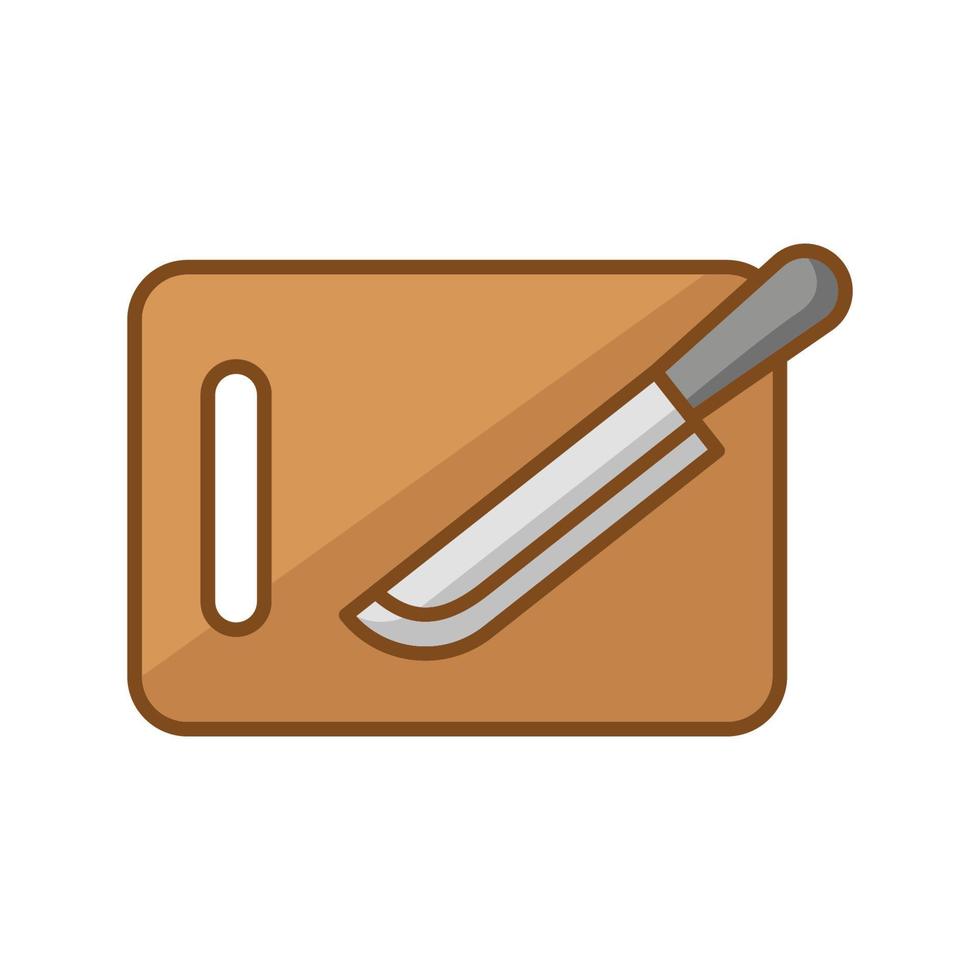 cutting board icon vector design template simple and modern