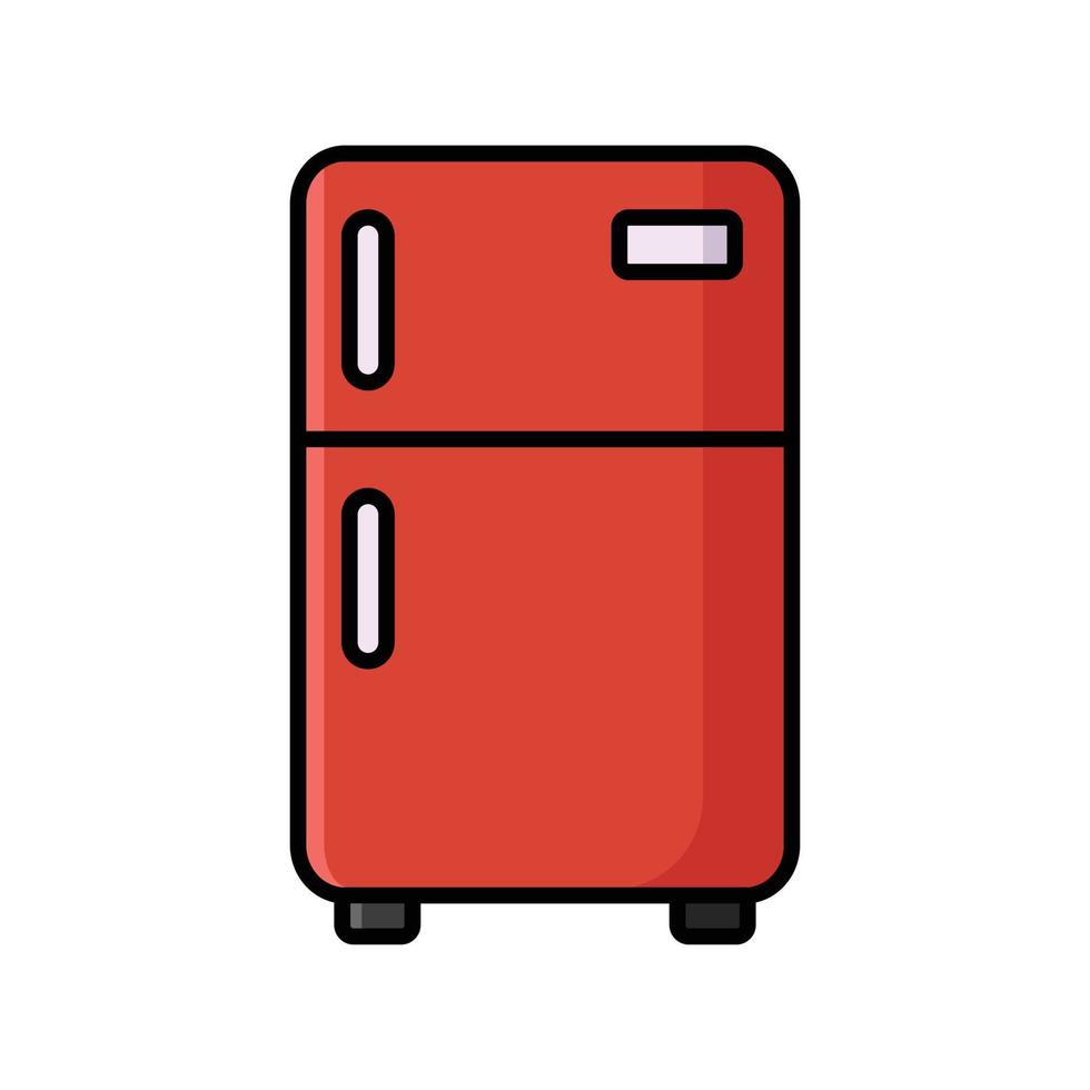 refrigerador icono vector diseño modelo sencillo y moderno