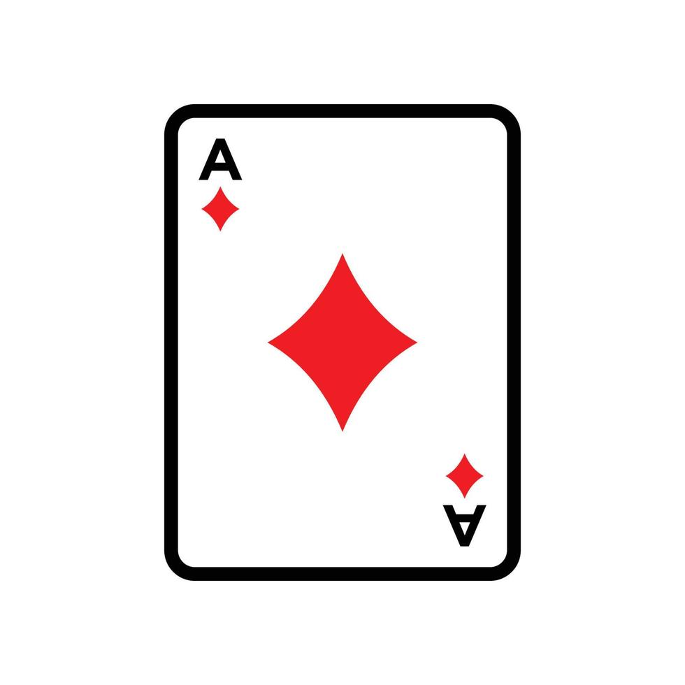 poker card icon vector design template