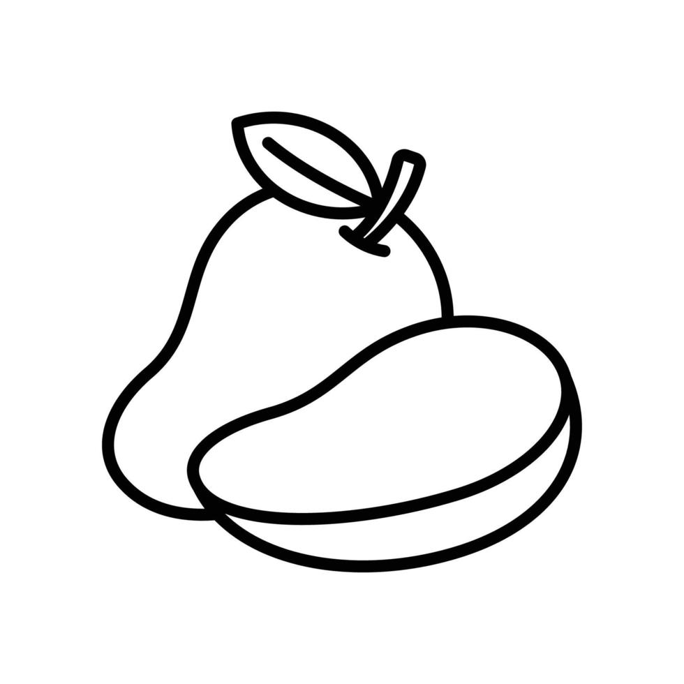 mango icon vector design template