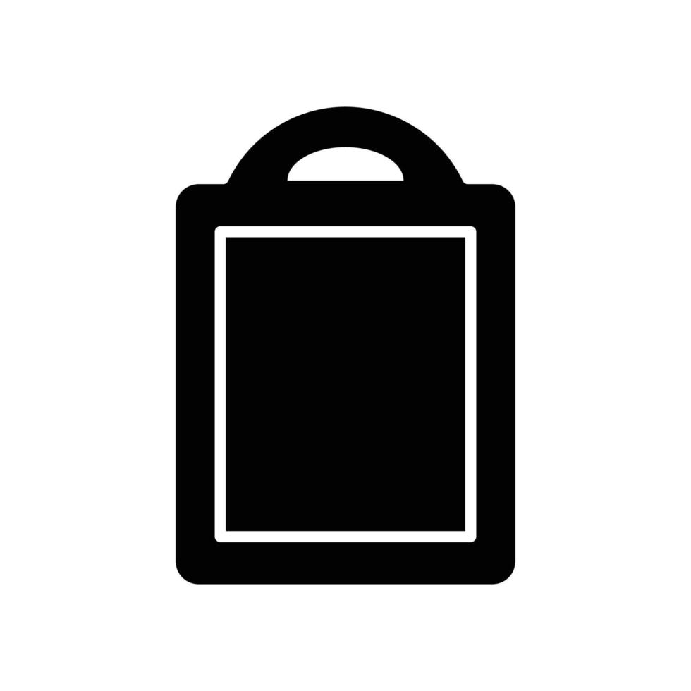 cutting board icon vector design template simple and modern