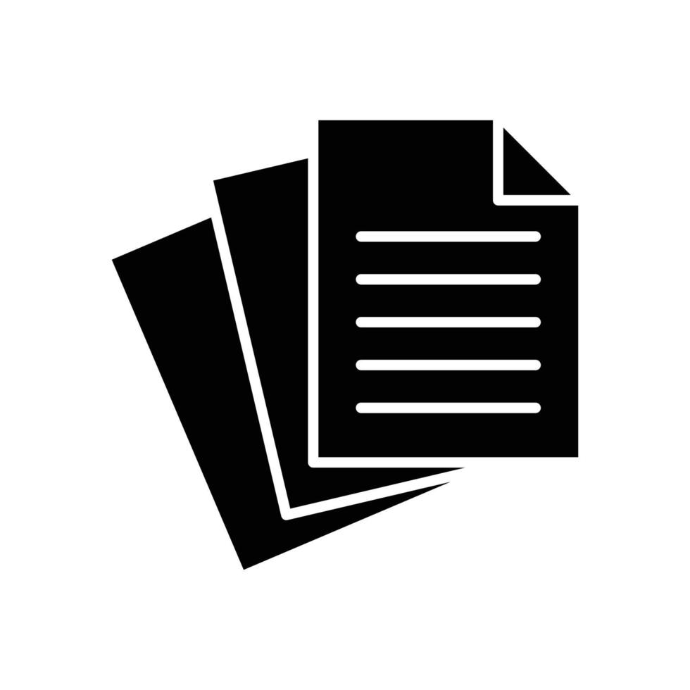 paper icon vector design template