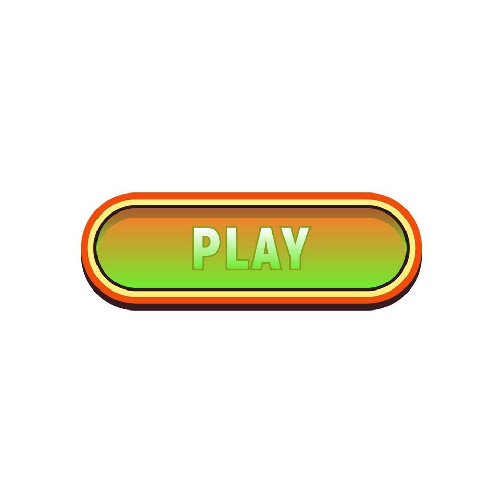 Play button game design vector templates