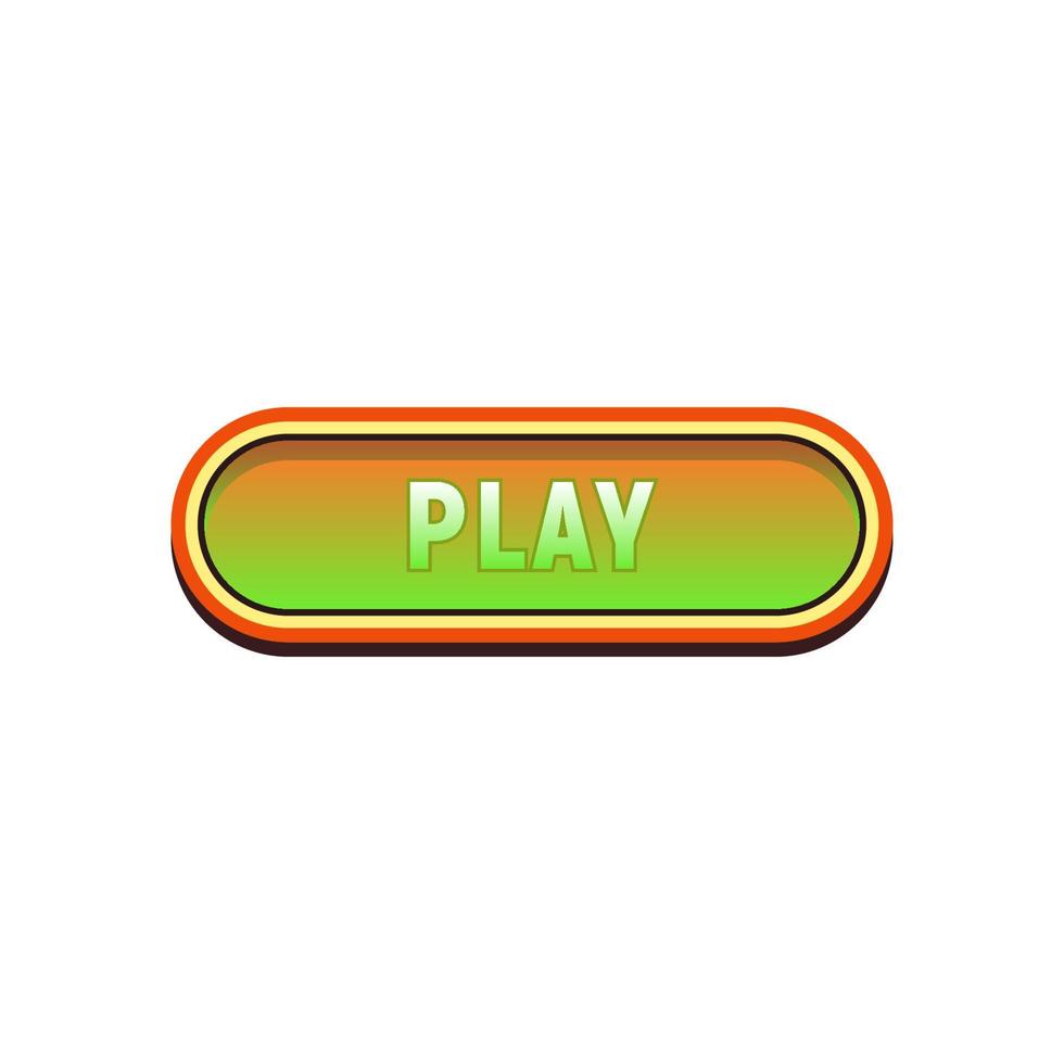 Play button game design vector templates