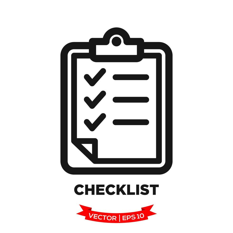 Checklist Icon Vector Art, Icons, and Graphics for Free Download