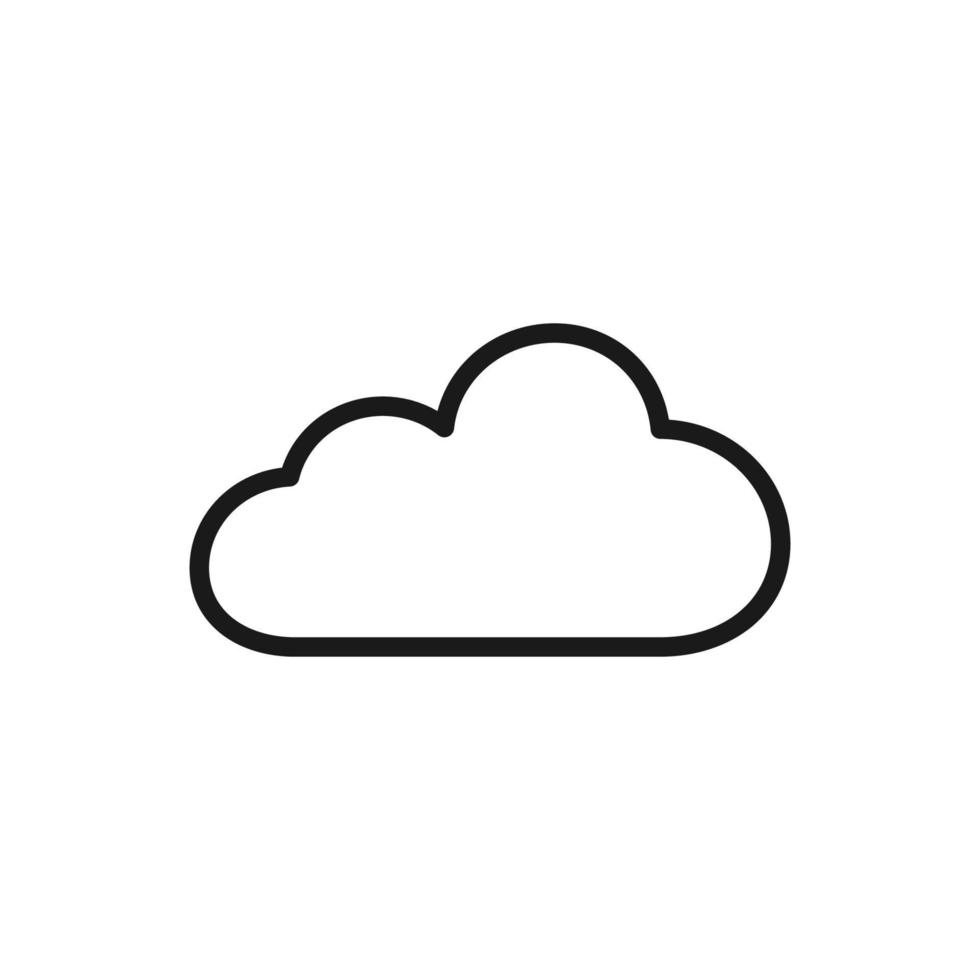 cloud vector icon