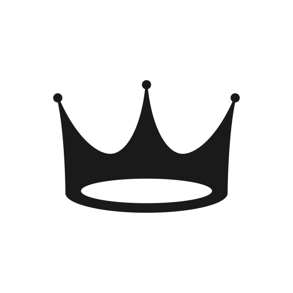 crown icon, crown logo template vector