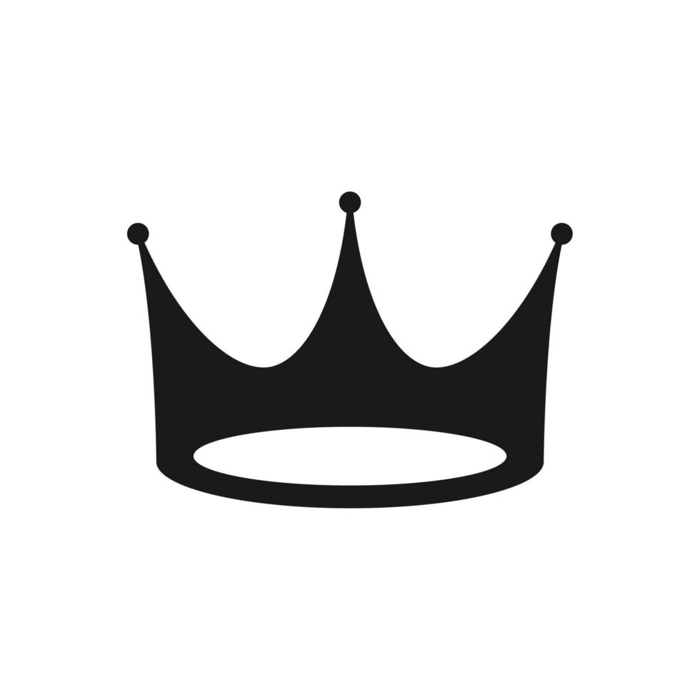 crown icon, crown logo template vector