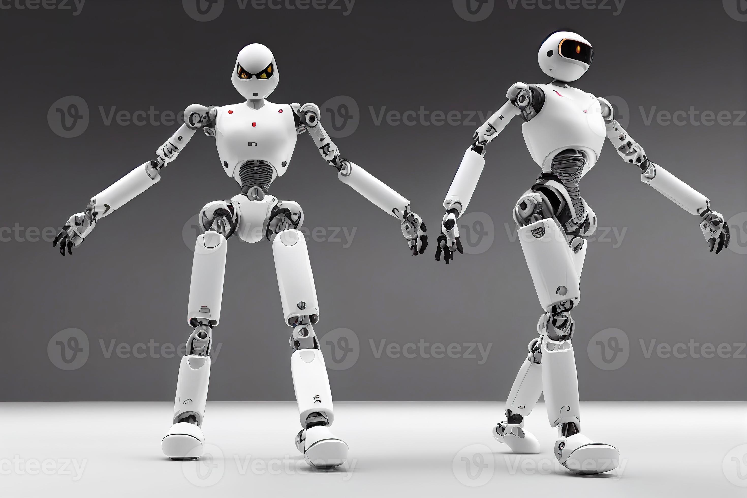 abstract full body white modern robot, generative art by A.I. 21768801 Stock Photo at Vecteezy