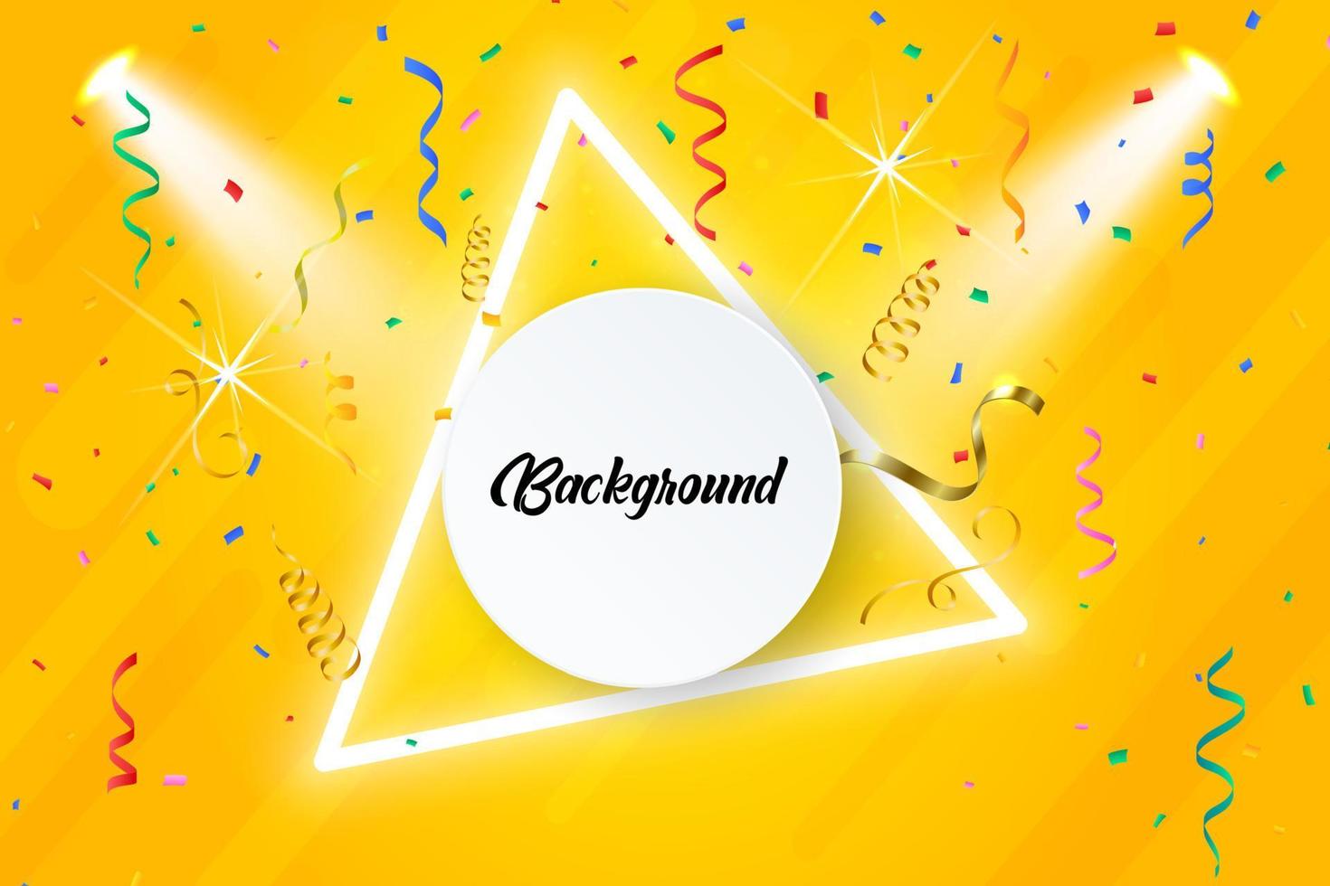 Realistic colorful confetti transparent background for festive events and parties. colorful confetti background realistic style vector
