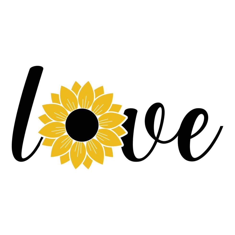 Sunflower Sublimation Svg Files For Cricut - Motivation Sunflower Quotes Silhouette vector