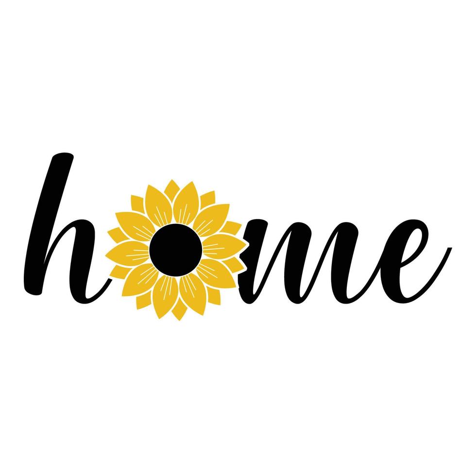 Sunflower Sublimation Svg Files For Cricut - Motivation Sunflower Quotes Silhouette vector