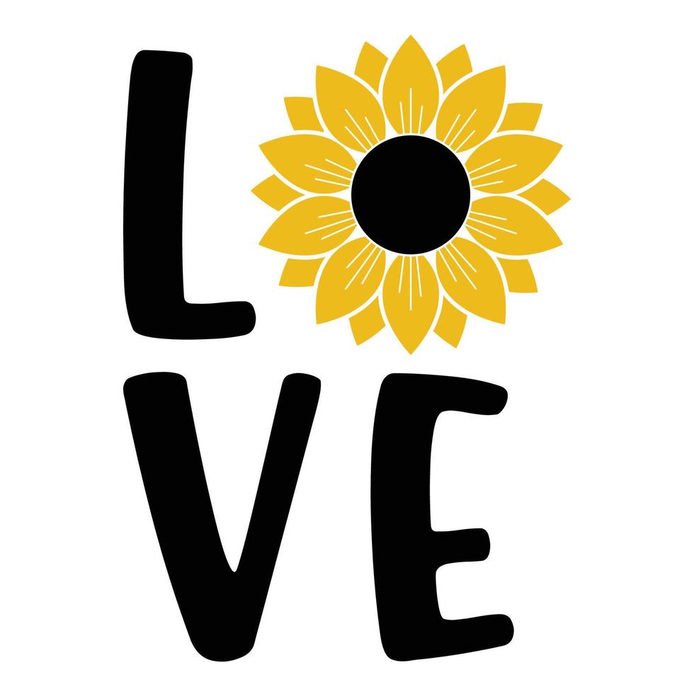 Sunflower Sublimation Svg Files For Cricut - Motivation Sunflower Quotes Silhouette vector
