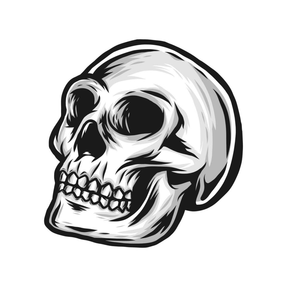 skull logo vector