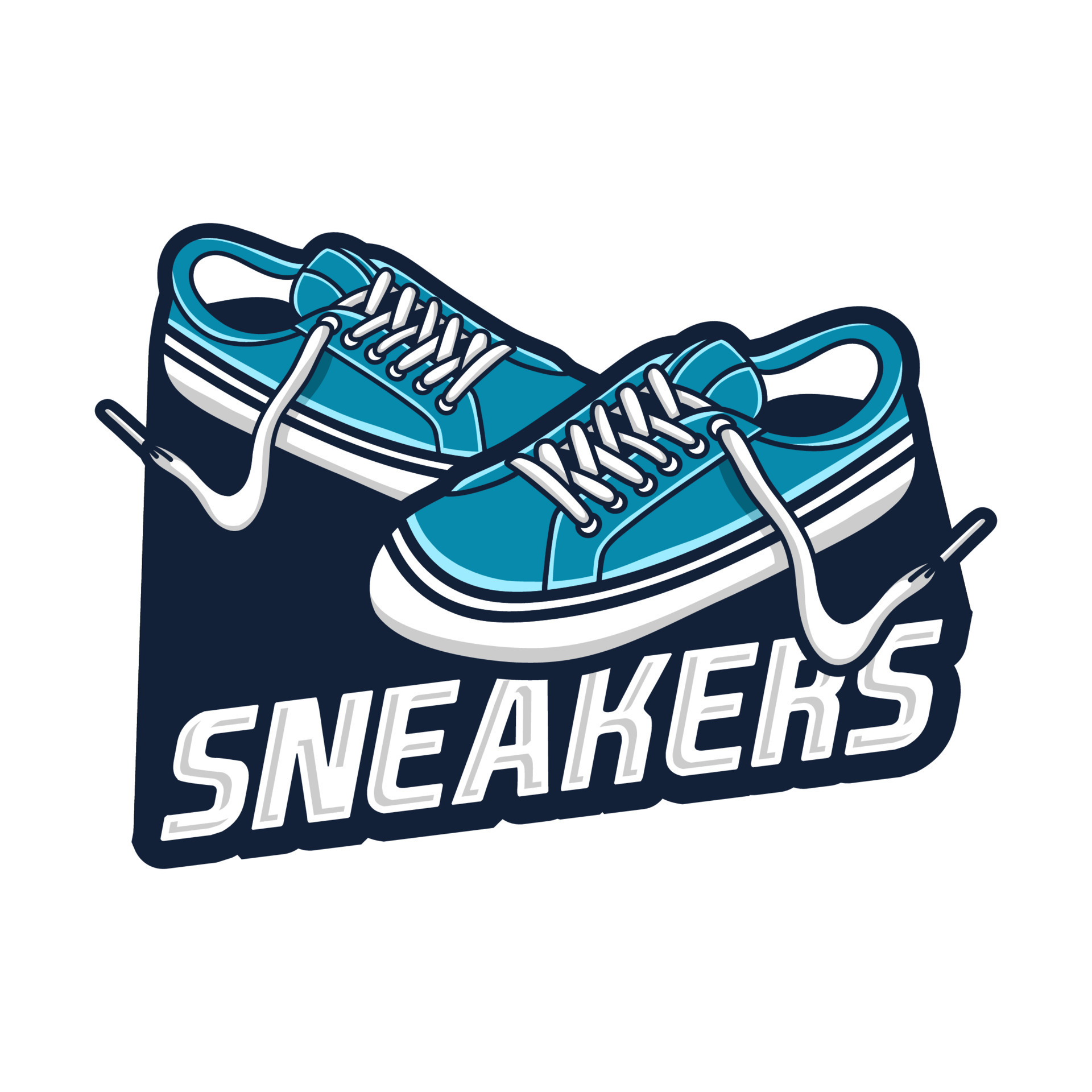 sneaker logo vector 21769112 Vector Art at Vecteezy