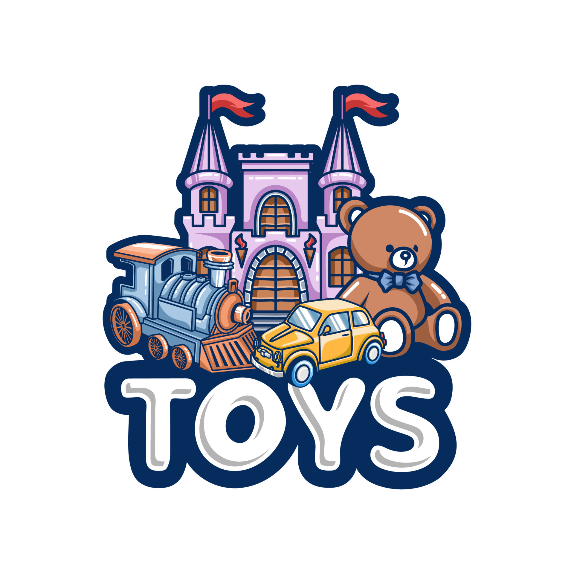 toys logo vector 21769115 Vector Art at Vecteezy