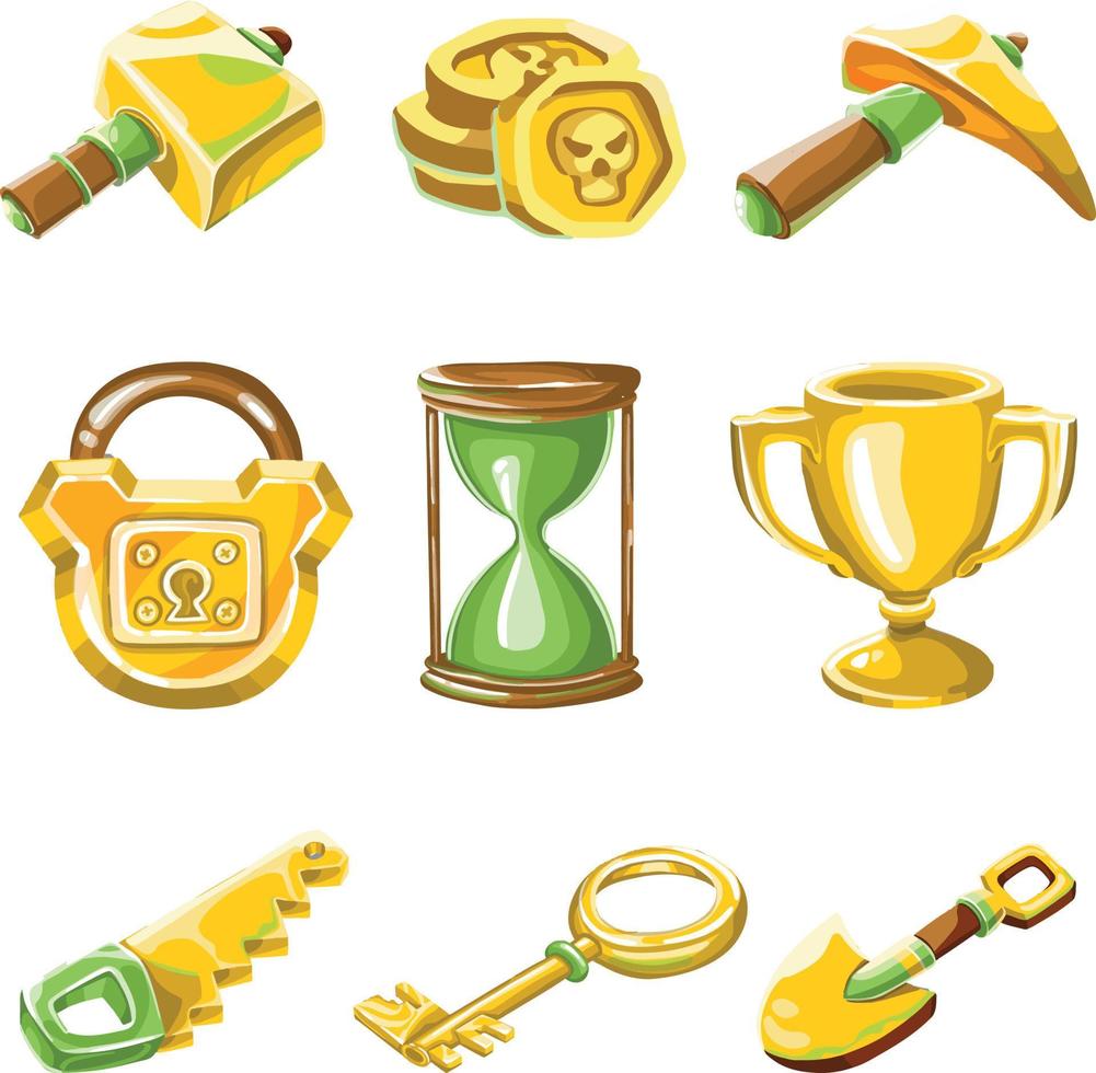 Tool symbol set. High quality vector illustration