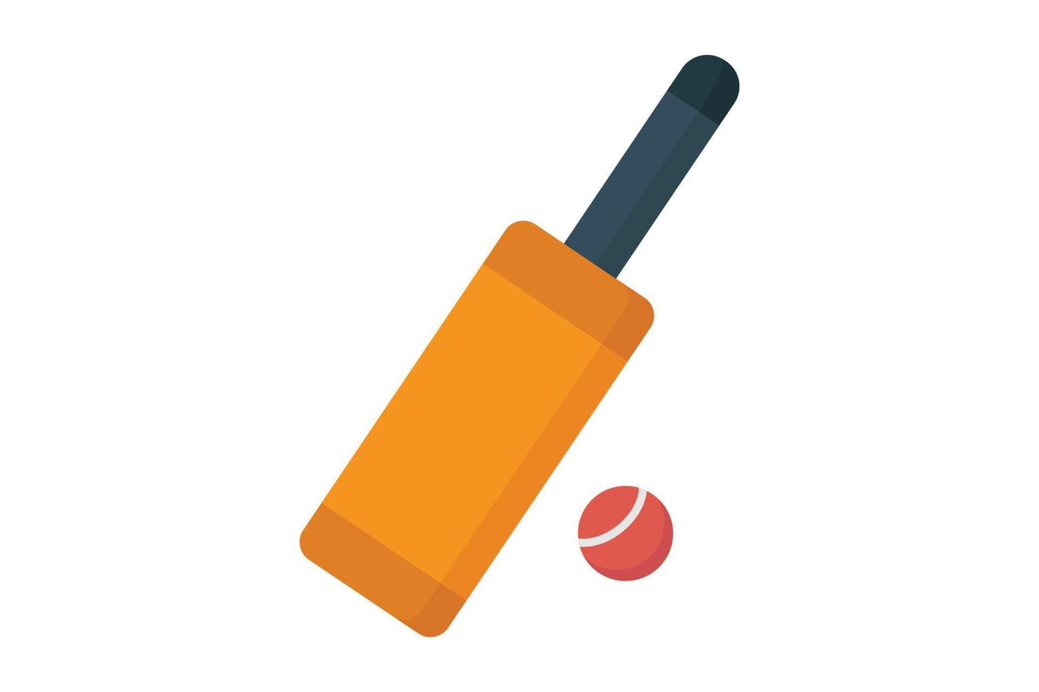 Cricket icon illustration. icon related to sport. Flat icon style. Simple vector design editable
