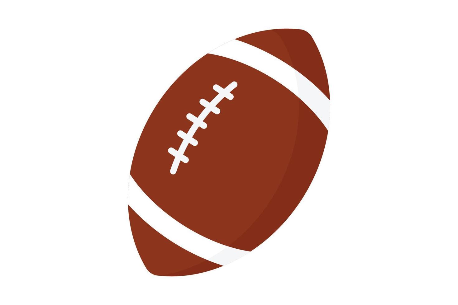 American football icon illustration. icon related to sport. Flat icon style. Simple vector design editable