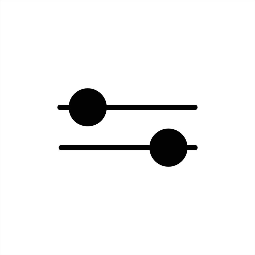 filter icon with isolated vektor and transparent background vector