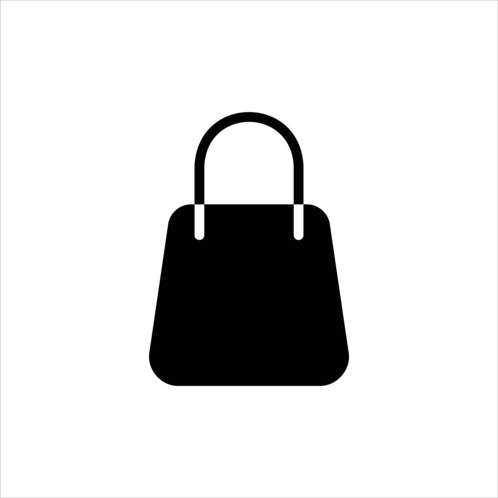 shopping icon with isolated vektor and transparent background vector
