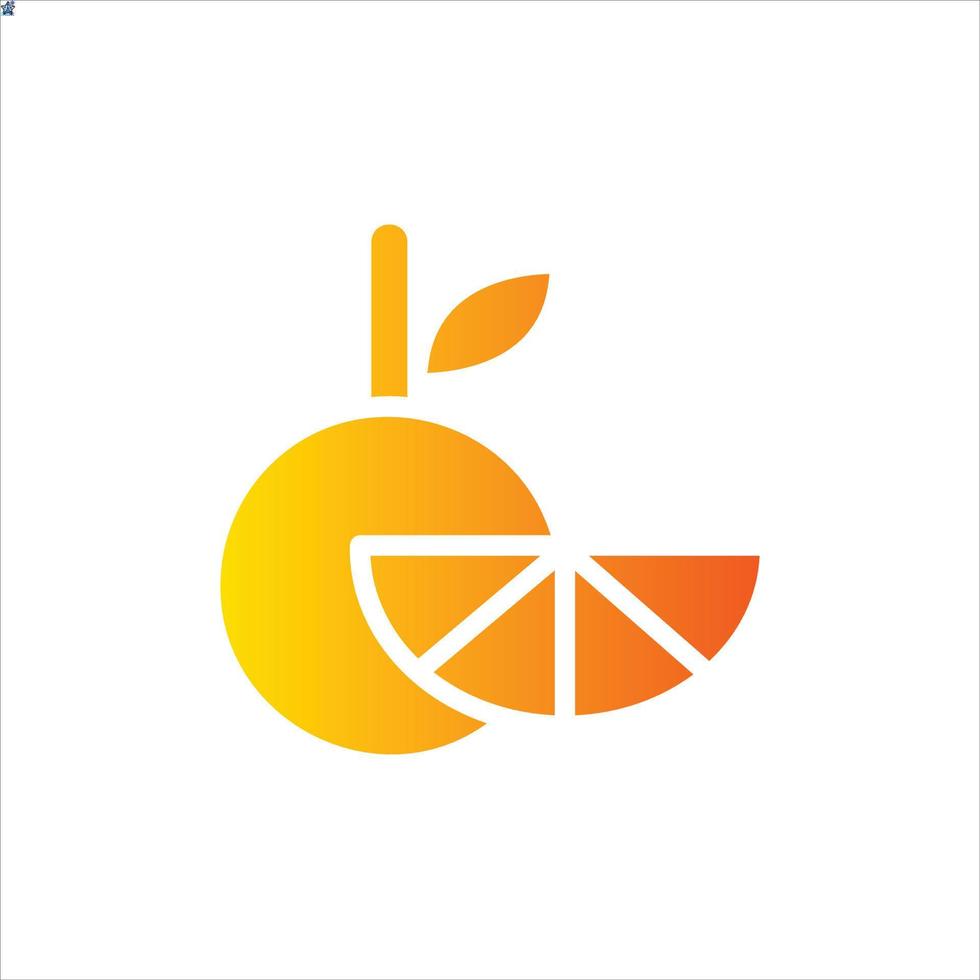 orange icon with isolated vektor and transparent background vector