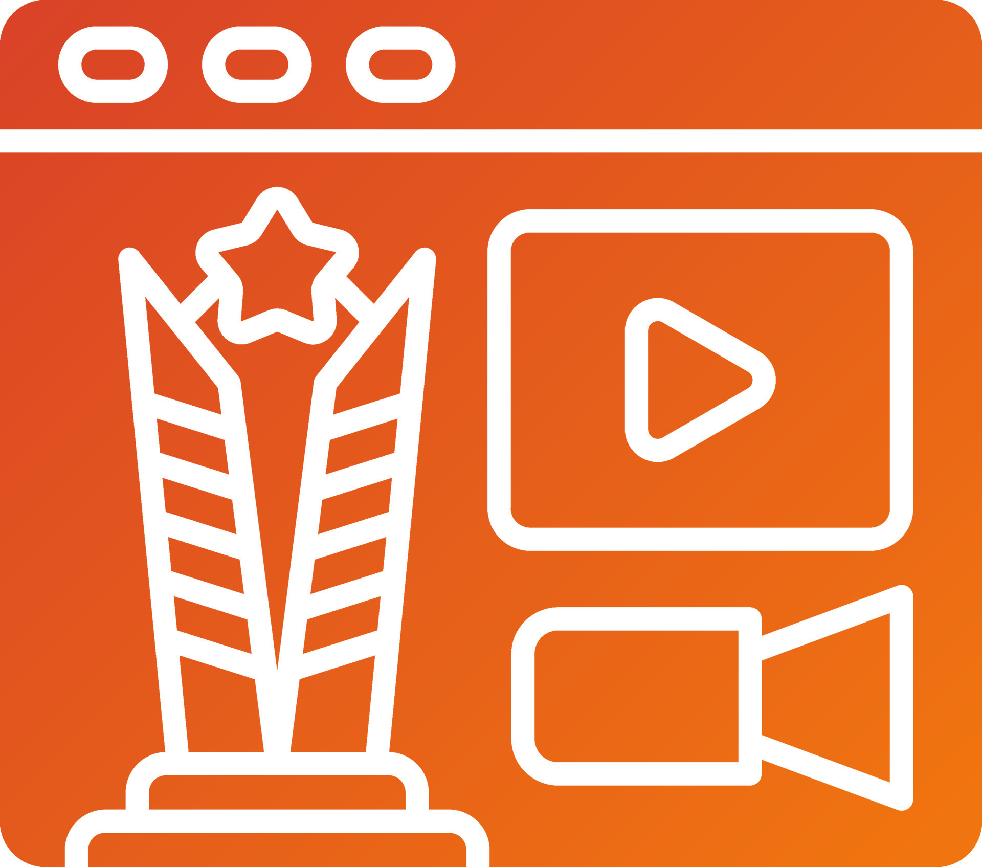 Live Stream Icon Style 21769749 Vector Art at Vecteezy