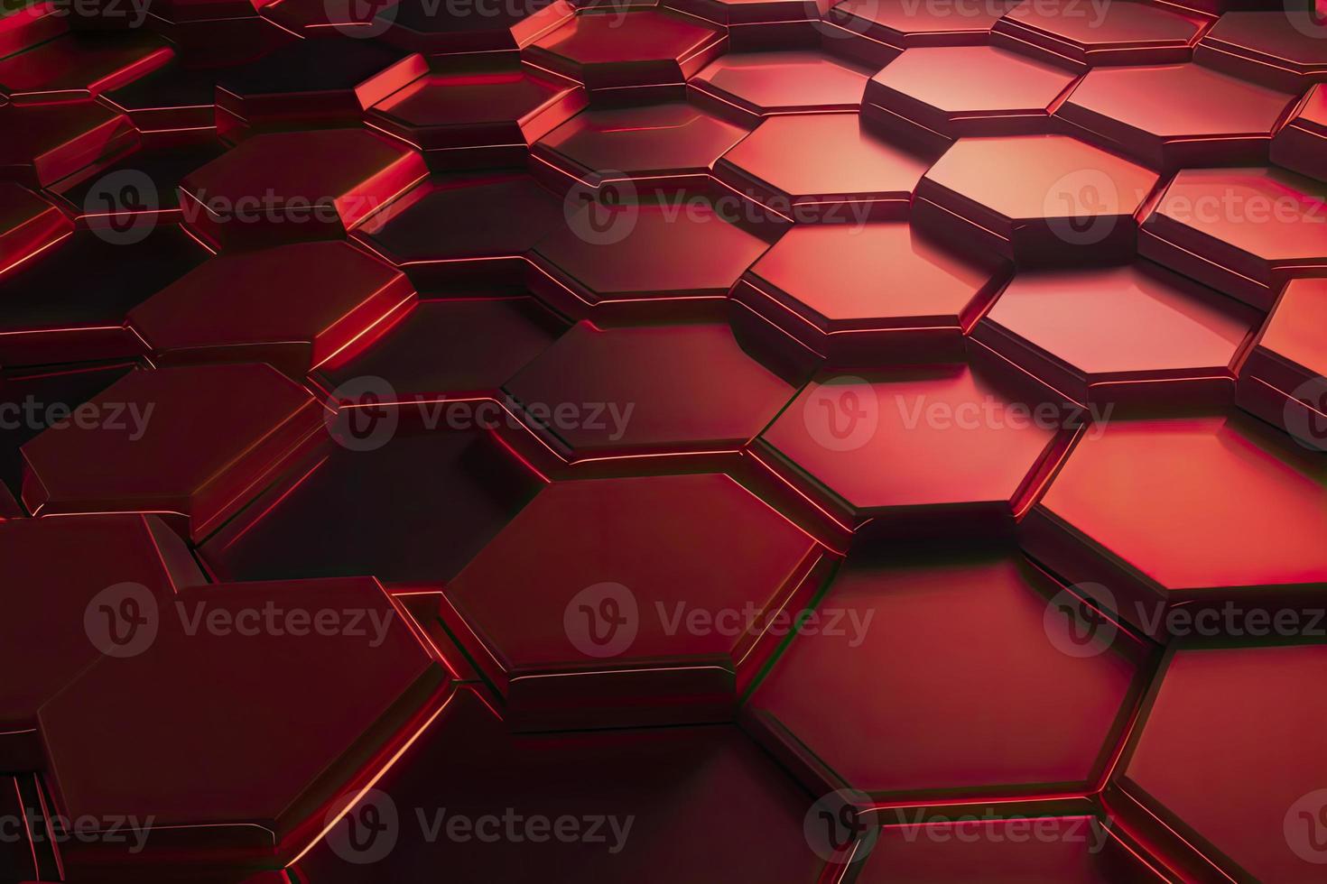 Abstract futuristic surface concept with hexagons. Trendy sci-fi technology background photo